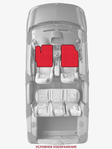 ЭВА коврики «Queen Lux» передние для Lexus GS 450h (2G)